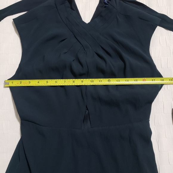 Scoop Midi Twist Neck Dress Blue Navy Size Medium - Picture 10 of 11